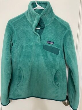 Patagonia Teal Snap-T Style Fleece Pullover